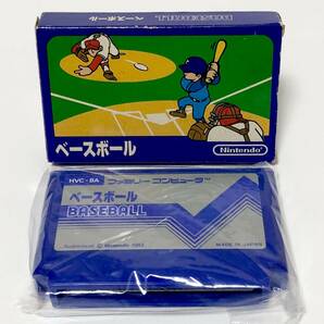 ファミコン ベースボール 小箱版 箱説付き 痛みあり 操作法早見図付き Nintendo Famicom Baseball Small Box Version CIB Testedの画像1