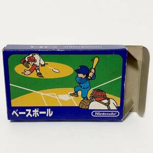 ファミコン ベースボール 小箱版 箱説付き 痛みあり 操作法早見図付き Nintendo Famicom Baseball Small Box Version CIB Testedの画像2