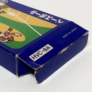 ファミコン ベースボール 小箱版 箱説付き 痛みあり 操作法早見図付き Nintendo Famicom Baseball Small Box Version CIB Testedの画像5