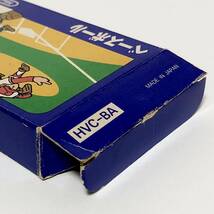 ファミコン ベースボール 小箱版 箱説付き 痛みあり 操作法早見図付き Nintendo Famicom Baseball Small Box Version CIB Tested_画像5