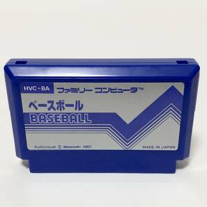 ファミコン ベースボール 小箱版 箱説付き 痛みあり 操作法早見図付き Nintendo Famicom Baseball Small Box Version CIB Testedの画像7