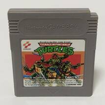 ゲームボーイ TMNT 箱説付き 痛みあり コナミ 動作確認済み Nintendo GameBoy T.M.N.T. Teenage Mutant Ninja Turtles CIB Tested Konami_画像7