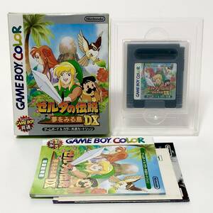 ゲームボーイ カラー共通 ゼルダの伝説 夢をみる島 痛みあり Nintendo GameBoy / Color The Legend of Zelda Link's Awakening CIB Tested