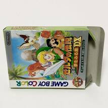 ゲームボーイ カラー共通 ゼルダの伝説 夢をみる島 痛みあり Nintendo GameBoy / Color The Legend of Zelda Link's Awakening CIB Tested_画像4