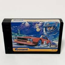 MSX コナミ ハイパーラリー 箱説付き 痛みあり コナミ 動作確認済み レトロゲーム Konami Hyper Rally CIB Tested Konami RC718_画像7