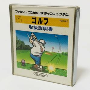【新品未開封 / BRAND NEW】 ファミコン ディスクシステム A面＝ゴルフ B面＝空 箱説付き 任天堂 Nintendo Famicom Disk System Golf CIBの画像3