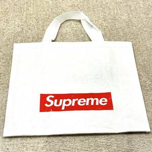 非売品限定レア☆Supreme ノベルティ トートバッグ 不織布 エコバッグ ショッパー ショップ袋 ボックスロゴ TOTE