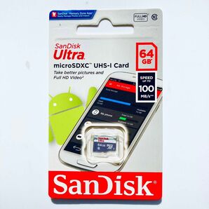 SanDisk micro SD 64GB マイクロ SD カード 1枚 100MB/秒