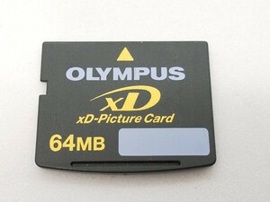OLYMPUS xDピクチャーカード 64MB オリンパス 動作未確認 現状品