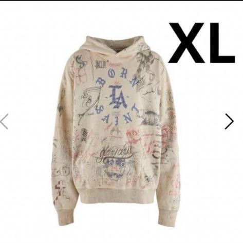 SAINT MICHAEL BR_HOODIE LA / GRAY XL