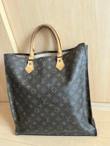 激レア LOUIS VUITTON トートバッグ ルイヴィトン ハンドバッグ モノグラム サックプラ ヴィトン ルイ ブラウン 