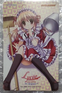 FORTUNE ARTERIAL ゲーマーズ配布 Lycee 特典テレカ　森崎くるみ べっかんこう オーガスト コミケ103 Comic1 千の刃濤、桃花染の皇姫