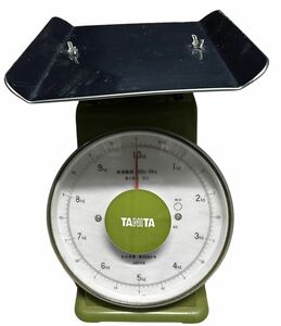タニタ TANITA 計りスケール D6918 10Kg 昭和レトロ 上皿はかり 秤 計量器