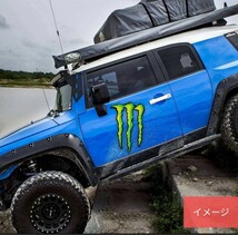 防水　モンスターエナジー　バイクステッカー 　A3 サイズ 　デカール　Monster Energy　★２枚セット★_画像5