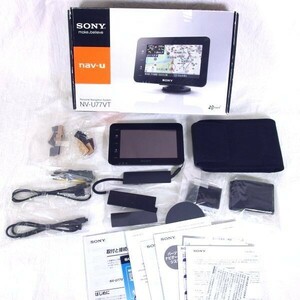 SONY NV-U77VT nav-u ナブ・ユー 4.8V型 パーソナルナビゲーションシステム カーナビ ソニー/60サイズ