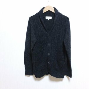 T494　OPEN DICH　AUTHENTIC WEAR　チャコールグレー　カーディガン　L　ニット　ジャケット