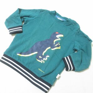 BM33 Paul Smith BABY ポールスミス キッズ 90cm まとめ売り トレーナー Tシャツ パンツ 4点 男の子 恐竜の画像2
