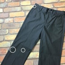 BP1-505★USA買付品★良品【DOKERS by Levi's ドッカーズ】スリムストレート ストライプパンツ【Ｗ30×L32 メンズ M】濃灰 チノパン_画像7