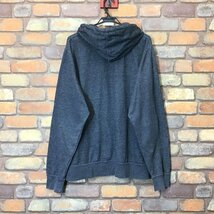 ME11-707★USA古着★正規品★【BILLABONG ビラボン】薄手 裏起毛 BIGロゴ プルオーバー パーカー【XL】ダークグレー サーファー スケーター_画像3