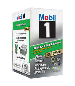 Mobil1 モービル1　0W-20 11.35L （946ml x12本分）　Mobil 1 Advanced Fuel Economy 0W20