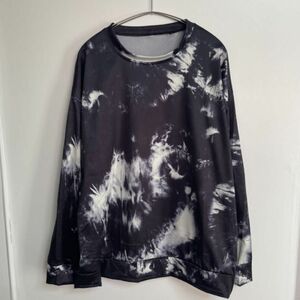 韓国 レディース 長袖 タイダイ ロンT パンク ロック　3XL