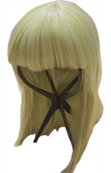 アシスト製ウィッグ ミディアム グリーン系 コスプレ かつら