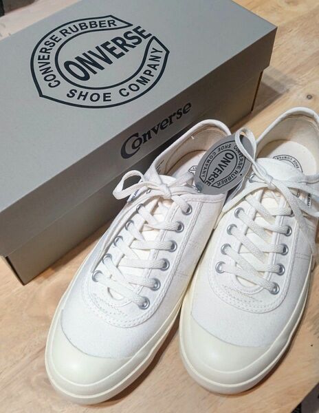 【新品】CONVERSE RUBBER ONVERSE コンバース スニーカー ホワイト 