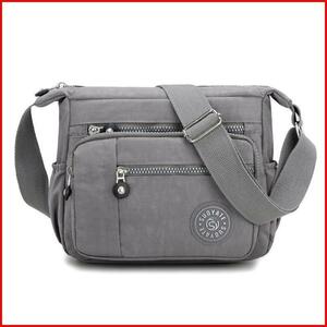  shoulder bag gray #G33# messenger bag shoulder .. high capacity light weight 