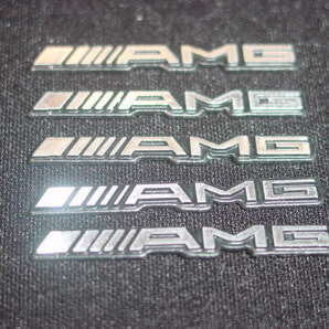 メルセデスベンツ AMG ミニアルミ金属エンブレム 5個セット 送料63円～の画像1