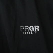 ○美品 PRGR GOLF プロギア◆ゴルフウエア ピステ シャカシャカ 撥水 長袖◆メンズ ブラック LLサイズ_画像3