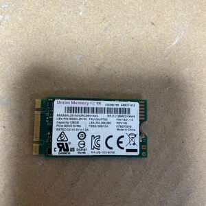 (Q143)Union Memory AM611 128GB M.2 NVMe RPJTJ128MED1MWX 