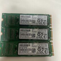 (31A)SAMSUNG MZ-NTY1280 M.2 SSD 中古動作品3枚セット_画像2