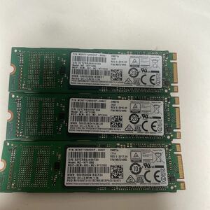 (31A)SAMSUNG MZ-NTY1280 M.2 SSD 中古動作品3枚セット