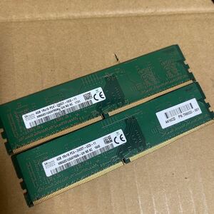 (709) SKhynix 4GB 1Rx16 pc4-2400T-UC0-11 2枚セット