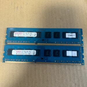 (115A)CENTURY 8GB×2 計16GB DDR3-1600 PC3-12800U 中古動作品 デスクトップ メモリ