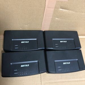 (1-010)バッファロー BUFFALO スイッチングハブ LSW3-TX-5EPL/B 4台セット