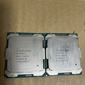 (391)INTEL XEON E5-2637V4 3.50GHz CPU 2点動作未確認