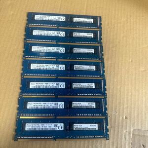 （140A）サーバー用　SK hynix 4GB 1Rx8 pc3L-12800E 7枚セット