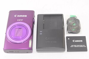 ★美品★ Canon キャノン IXY 630 パープル コンパクトデジタルカメラ 2402092