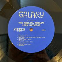 【レア！US ORIG LP】レオンヘイウッド-THE MELLOW MELLOW LEON HAYWOOD/ファースト_画像3