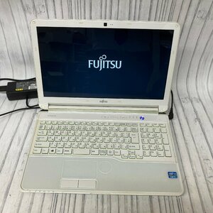 m001 B FUJITSU FMVA53JWP LIFEBOOK AH53/J 富士通 ノートパソコン PC win8 稼動品