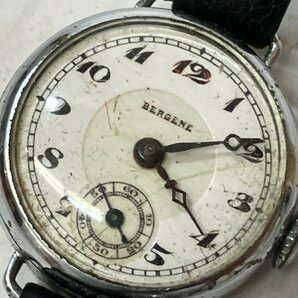 m001 T4 BERGENE ベルゲン 腕時計 手巻き SWISS スモセコ 機械式 アンティーク ヴィンテージ 不動 ジャンクの画像1