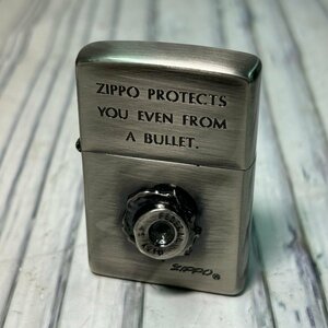 m002 H5(60) Zippo ジッポー ライター 弾丸 弾痕 ZIPPO PROTECTS YOU EVEN FROM A　BULLET