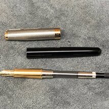 m001 B 9. 良品 PARKER パーカー 万年筆 ソネット SONNET ペン先18K 18金 箱あり_画像4