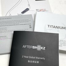 f001 E AfterShokz Trekz AS600 Bluetooth 完全ワイヤレスイヤホン 骨伝導イヤフォン 簡易動作確認済_画像5