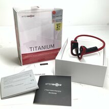 f001 E AfterShokz Trekz AS600 Bluetooth 完全ワイヤレスイヤホン 骨伝導イヤフォン 簡易動作確認済_画像1