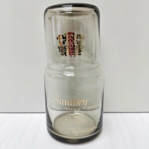 s001 L3 サントリー リザーブ SUNTORY SPECIAL RESERVE ロゴ入り 水割りセット 気泡入り 水差し/ロックグラス 中古品　レトロ/ピッチャー