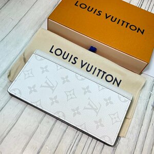 m002 mise 2 新品同様 LOUIS VUITTON ルイヴィトン M30298 ポルトフォイユ ブラザ タイガラマ 長財布 ウォレット ホワイト メンズ 財布