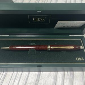 m002 H4(30) 2 CROSS クロス タウンゼント ボールペン マーブルブラウン×ゴールドカラー 筆記具