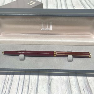 m002 H4(30) 1 dunhill ダンヒル ボールペン ツイスト式 筆記具 ボルドー×ゴールドカラー GERMANY 現状